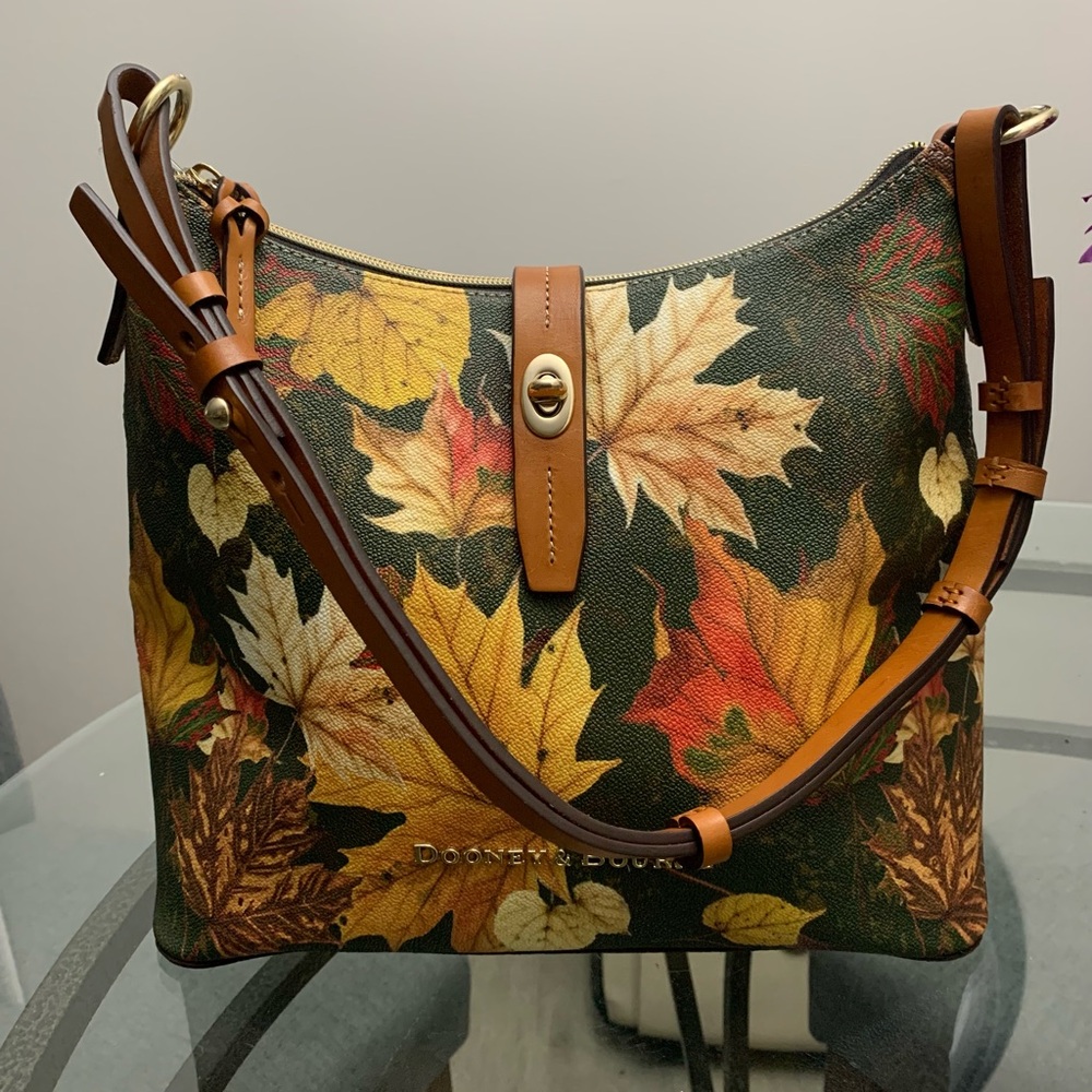 Dooney & Bourke Autumn Leaf Print Shoulder Bag - Multicolor SOLD!!
